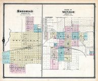 Brodhead, Monroe Village, Wisconsin State Atlas 1878